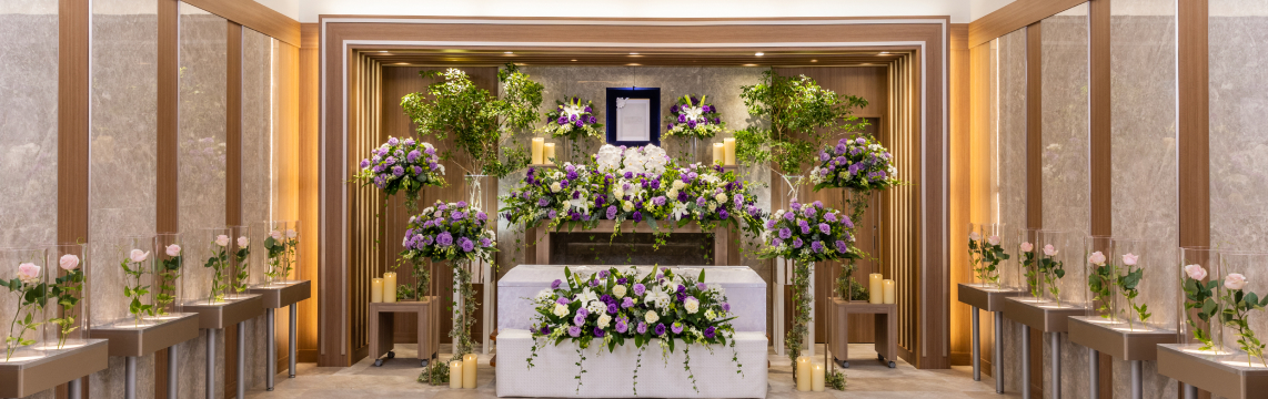 桐ヶ谷斎場　一体型式場（雪）