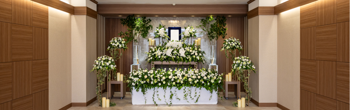 町屋斎場　一体型式場（雪）